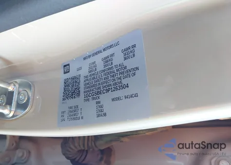 2023 Chevrolet Colorado 2Wd Short Box Wt from USA, damaged, VIN 1GCGSBEC9P1263504